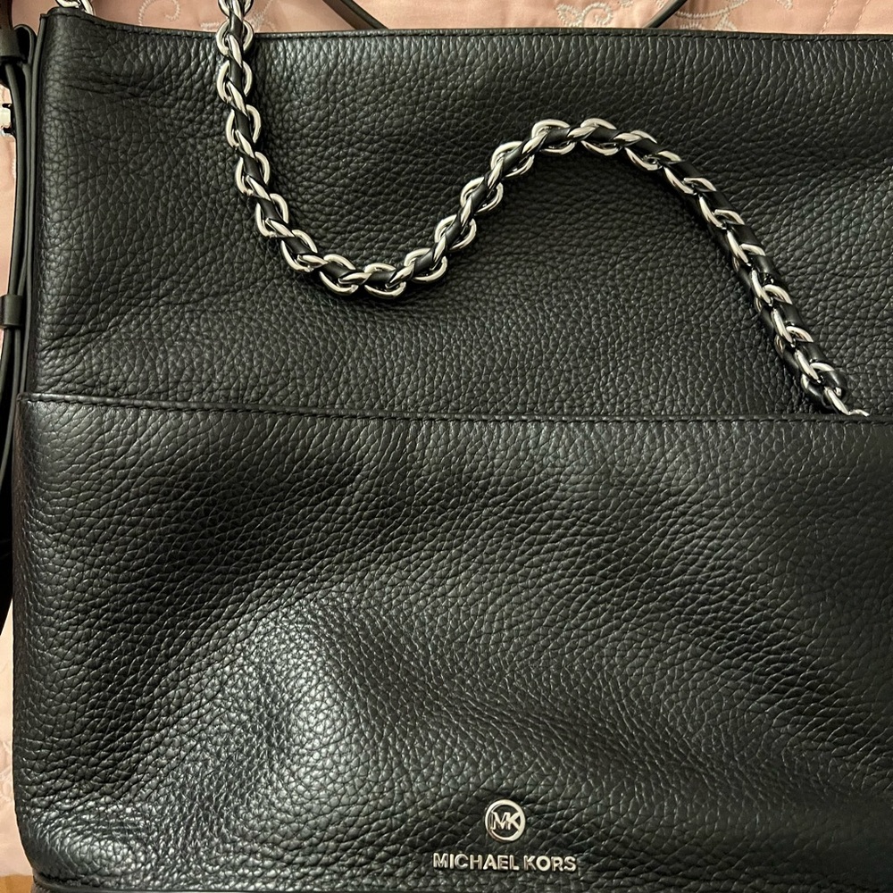 Black michael kors handbag